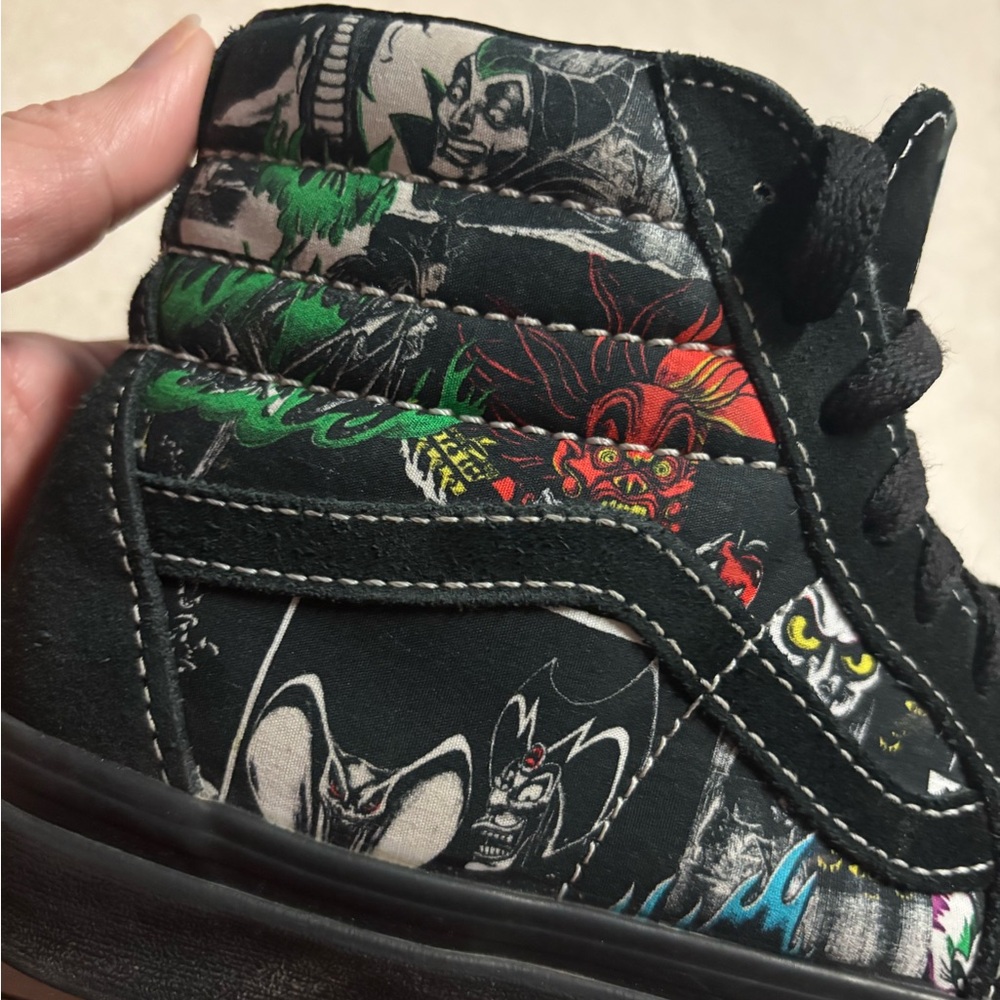 Disney 100th Anniversary Celebration Villains unisex high tops.